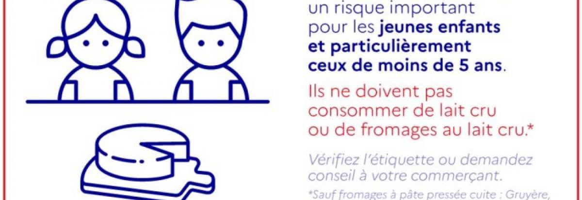 Image d'illustration pour Le lait cru peut présenter un rique important pour les jeunes enfants et particulièrement ceux de moins de 5 ans